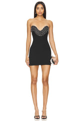 Dextra Embellished Mini Dress