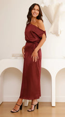 Prudence Maxi Dress - Wine