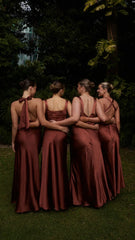 Sian Maxi Dress - Rust