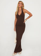 Spicy Maxi Dress Chocolate