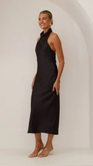 Rina Midi Dress - Black