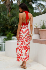 Isla Midi Dress Print