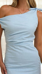 Simone Maxi Dress - Light Blue