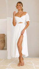 Hulu Maxi Dress - White