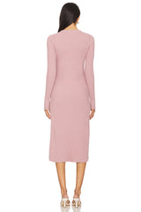 The Eliana Cotton Rib Sweater Dress