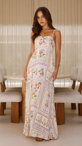 Jaylene Maxi Dress - Leah Print