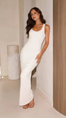 Zahara Maxi Dress- Cream