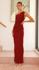 Cataleya Maxi Dress - Wine