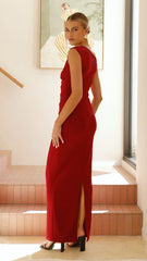 Lilah Maxi Dress - Wine