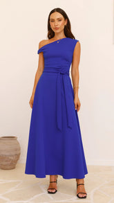 Gemma Maxi Dress - Cobalt