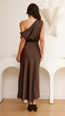 Prudence Maxi Dress - Brown