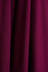 Depths | Burgundy V-Neck Midi Dress