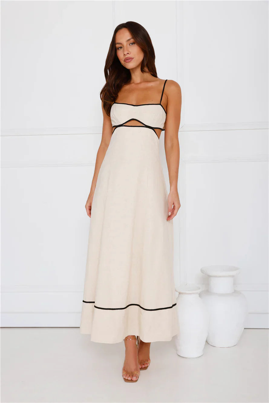 Island Dreamer Maxi Dress Cream