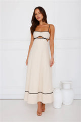 Island Dreamer Maxi Dress Cream