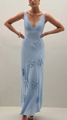 Lavara Maxi Dress - Blue