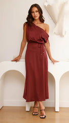 Prudence Maxi Dress - Wine