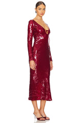 Verona Sequin Maxi Dress