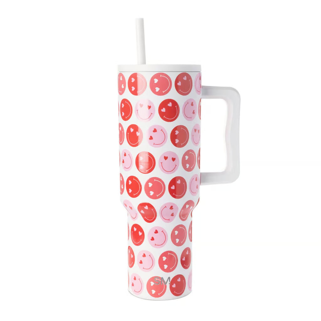 Trek Tumbler - 40 oz-Happy Heart Eyes