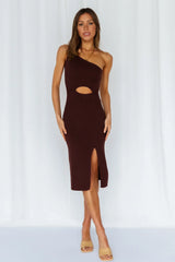 Jade Midi Dress Chocolate