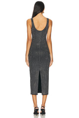 Crystal High Neck Dress