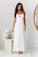 Chic Hideaway Maxi Dress White