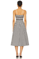 Georgia Gingham Midi Dress