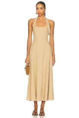 Astrid Halter Midi Dress