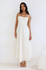 Orchid Kiss Maxi Dress Yellow