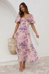 Sing Along Maxi Dress Pink