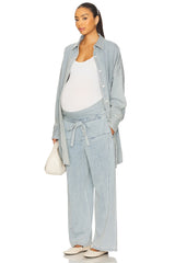 Denim Oversized Shirt Dress