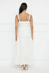 Springtime Sun Maxi Dress White