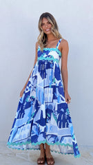 Zarita Maxi Dress - Nyssa Print