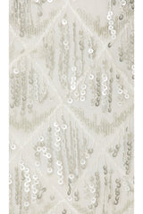 Nia Sequin Fringe Dress