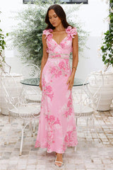 Daytime Luxe Maxi Dress Pink