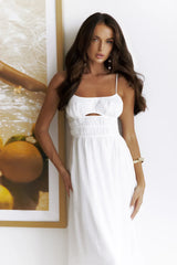 Chic Hideaway Maxi Dress White