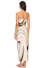 X Revolve Gwen Vitreo Midi Dress