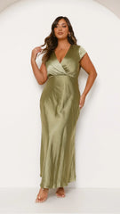 Selma Maxi Dress - Olive