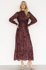 Penelope Velvet Maxi Dress | Clove