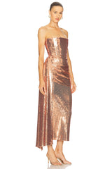 Strapless Drape Dress