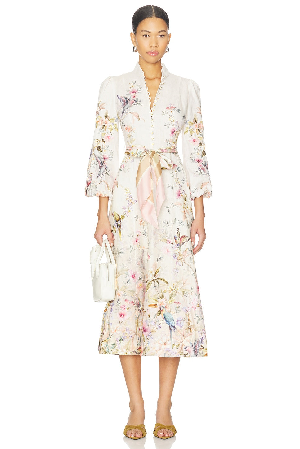 Rebellion Button Midi Dress