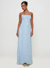 South Of France Maxi Dress Blue