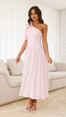 Okalani Midi Dress - Pink