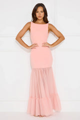 Chic Whispers Maxi Dress Pink